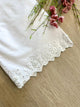 White Cutwork Pants