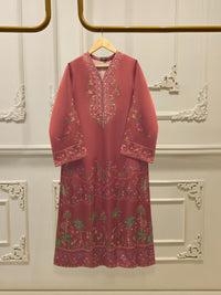 2 Piece - Pure Embroidered Charmeuse Silk Suit S112143