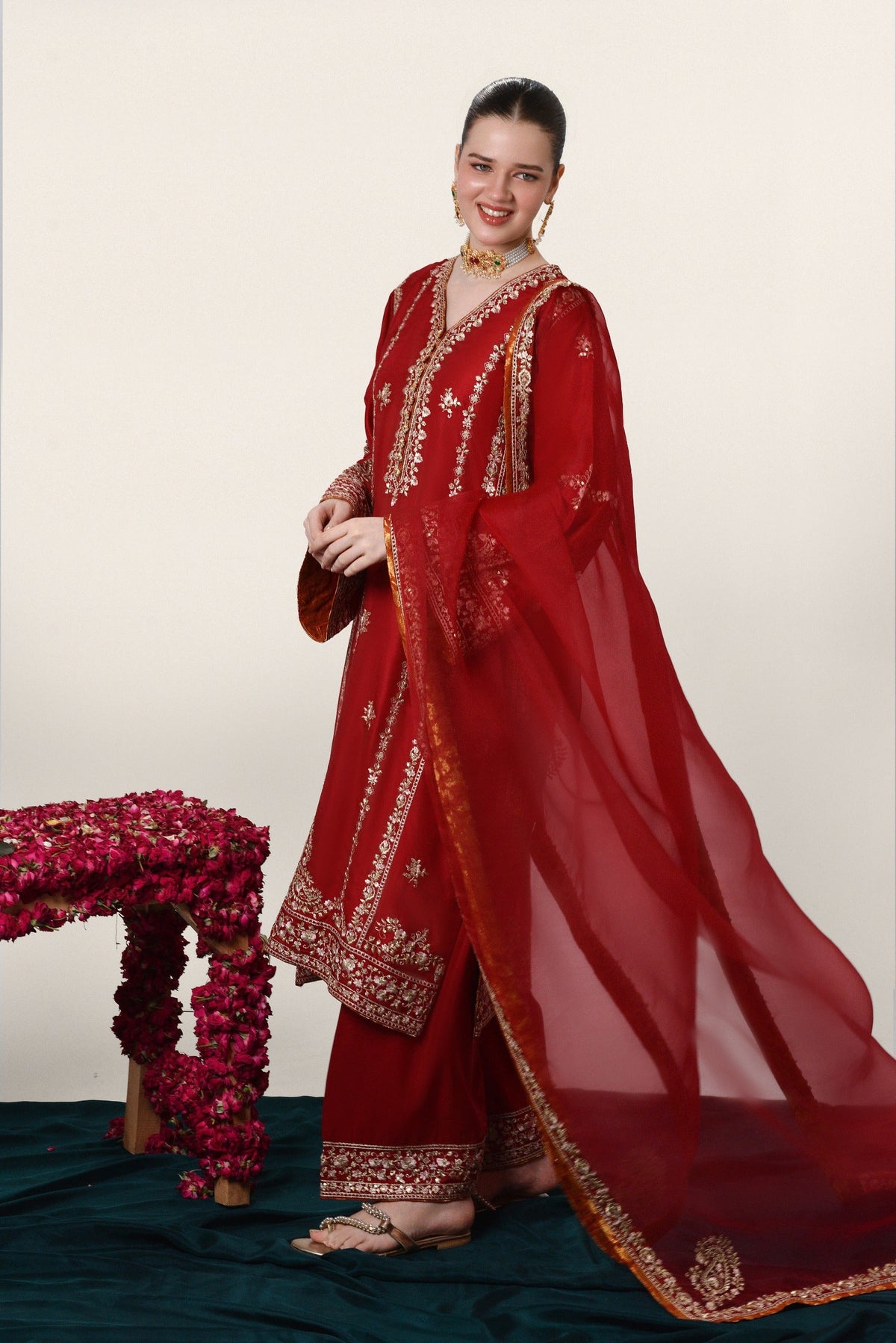 Alana (Pure Raw Silk)