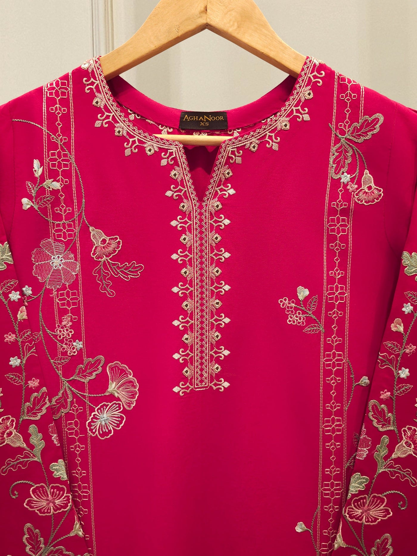 2 Piece - Embroidered Cambric Suit S112324