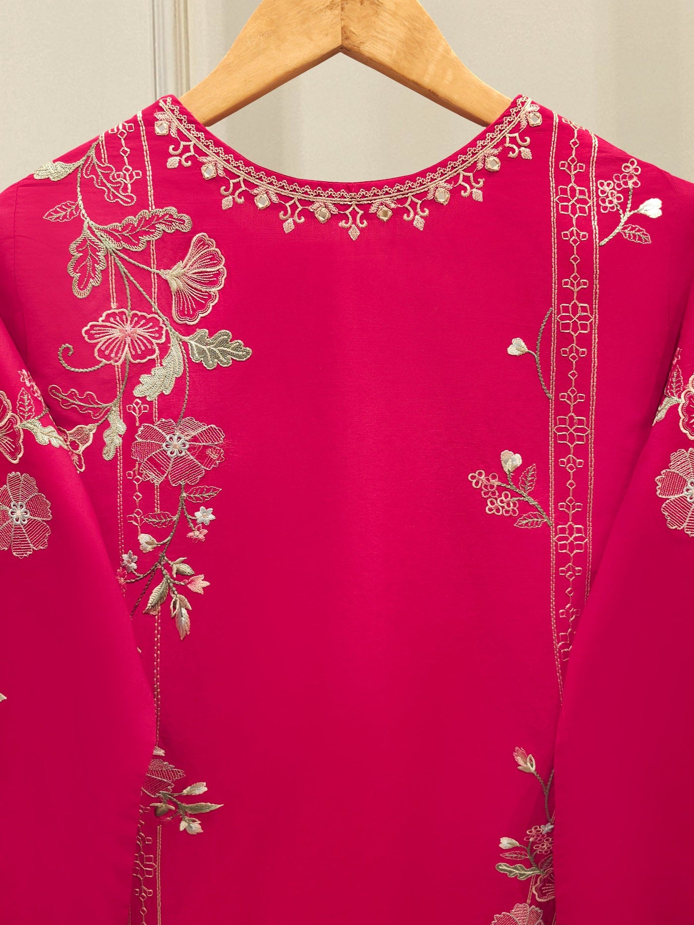 2 Piece - Embroidered Cambric Suit S112324