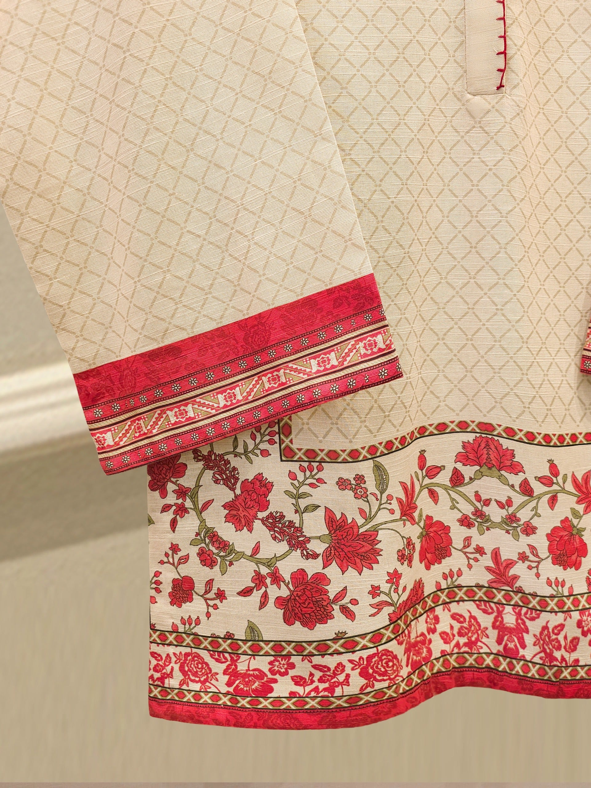 2 Piece - Digital Printed Khaddar Suit S112443