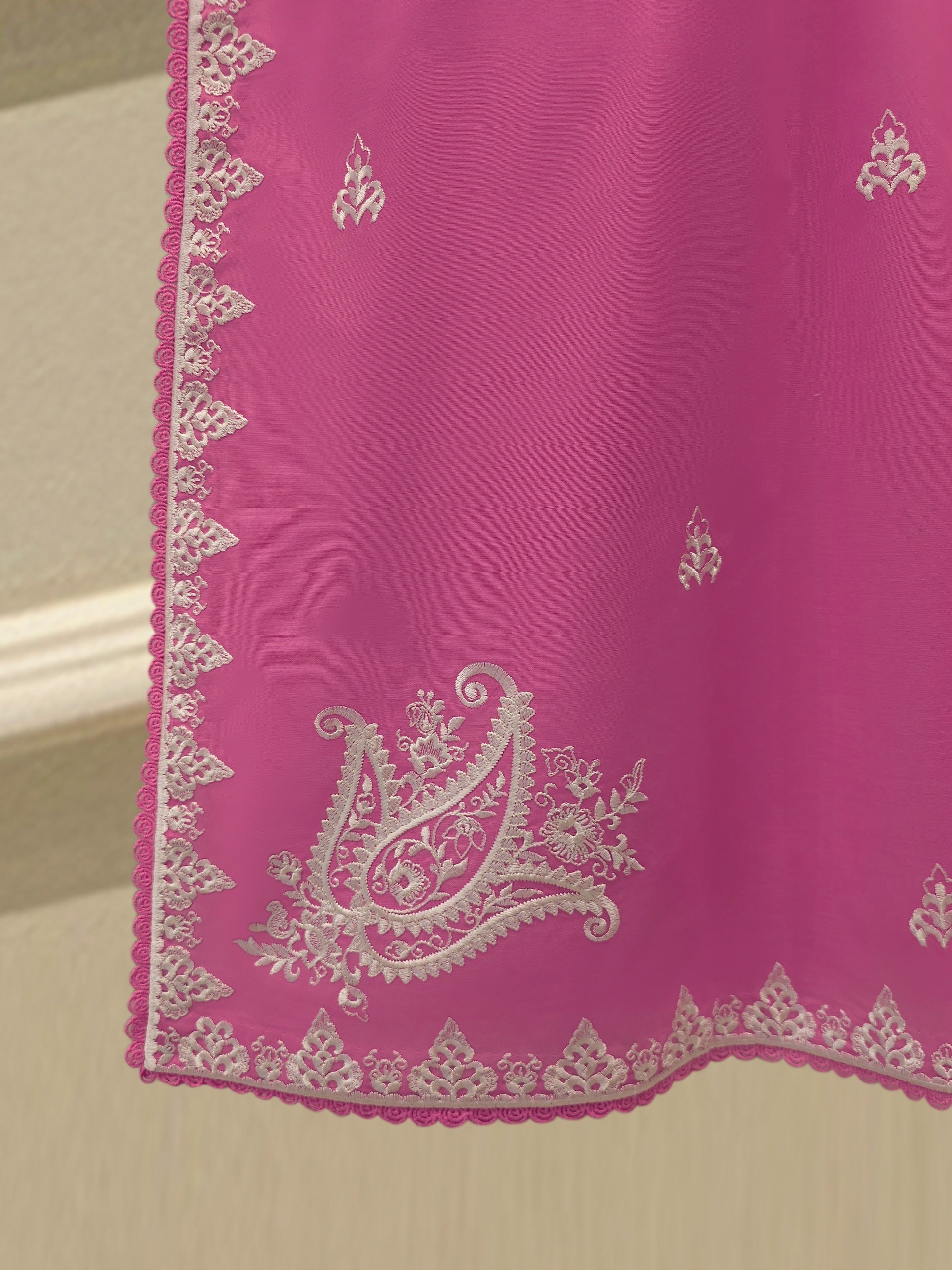3 Piece - Embroidered Cambric Suit  S113026