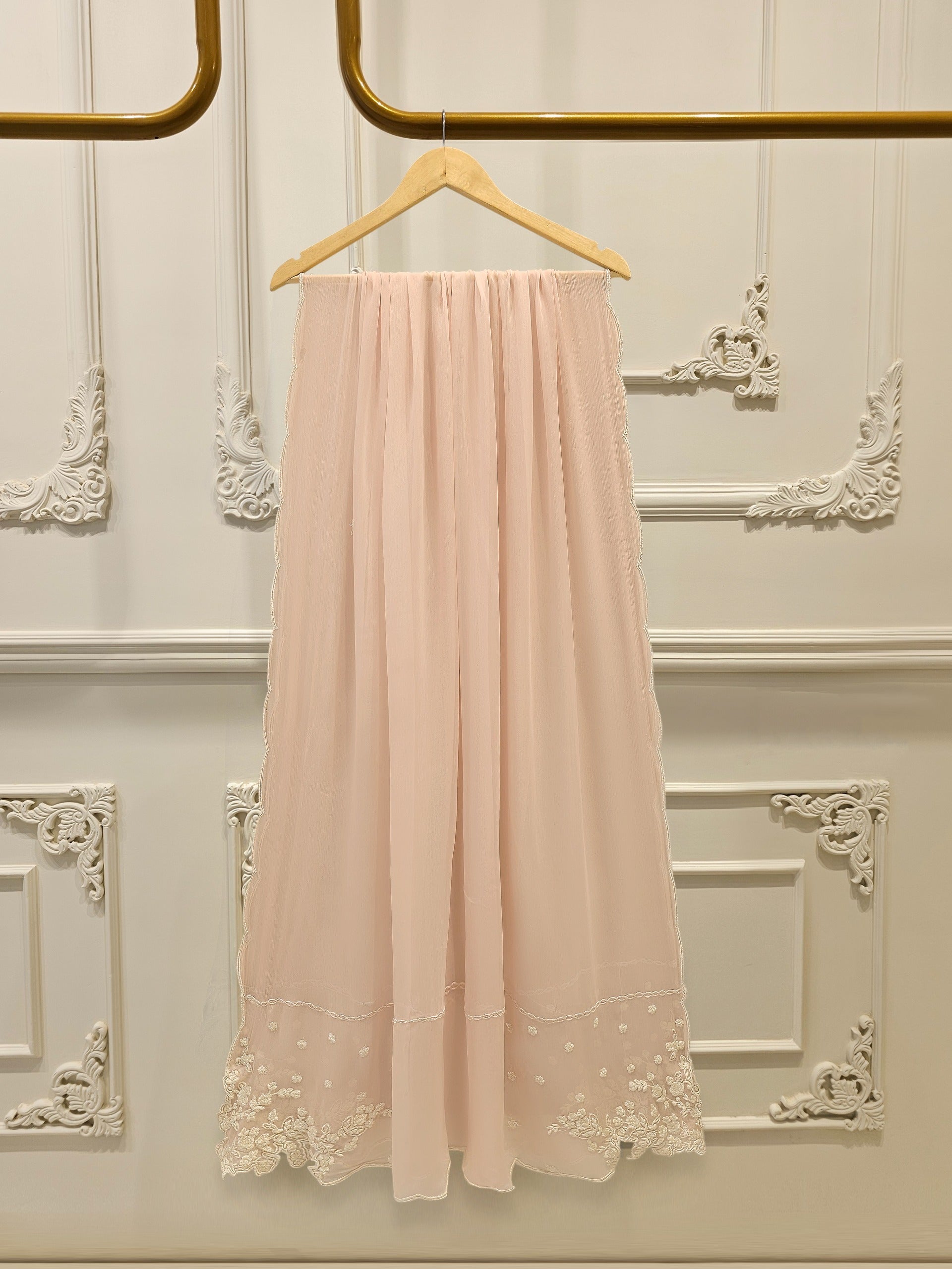 3 Piece - Pure Embroidered Cotton Net Suit S113048