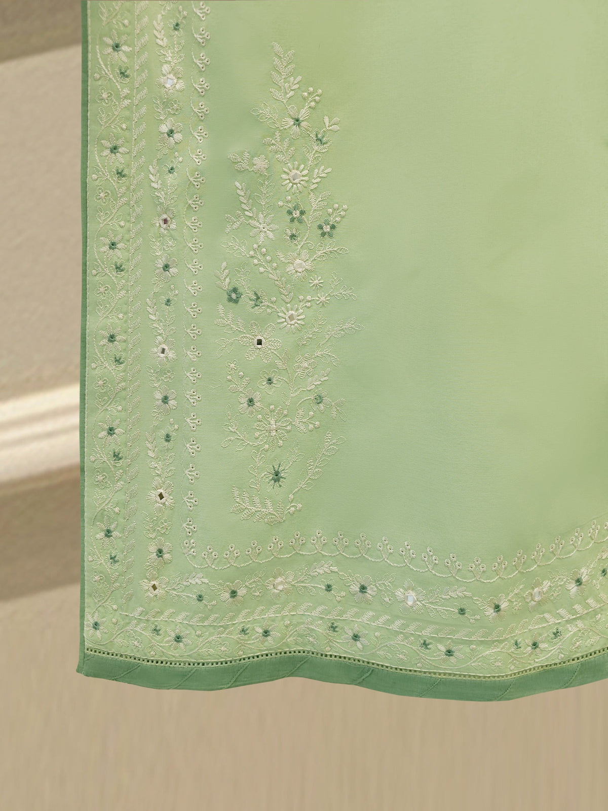 2 Piece - Embroidered Cambric Suit  S113045