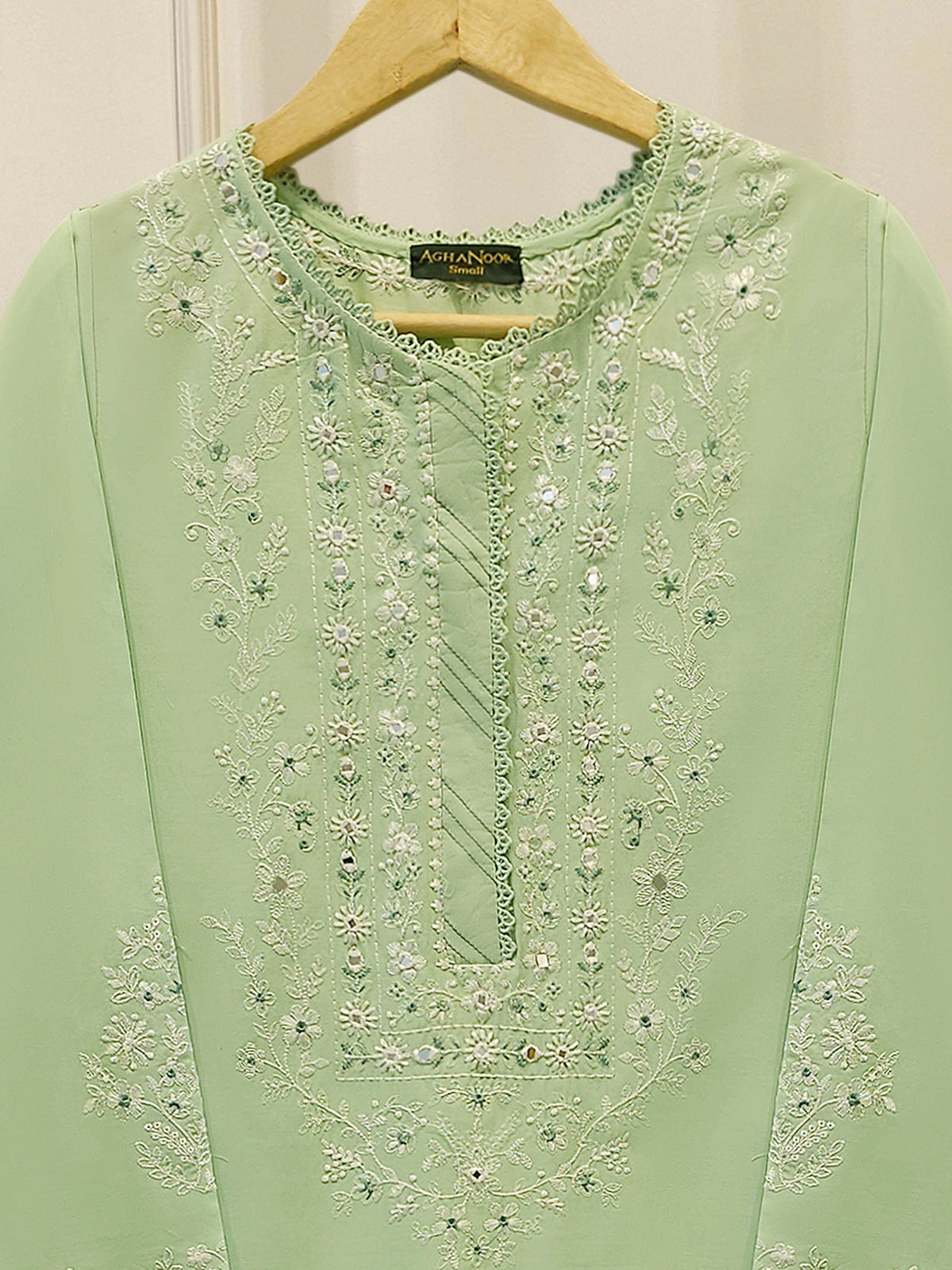 2 Piece - Embroidered Cambric Suit  S113045