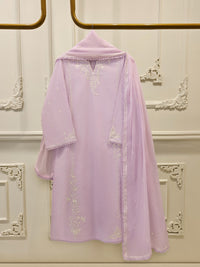 3 Piece - Embroidered Cambric Suit  S113163
