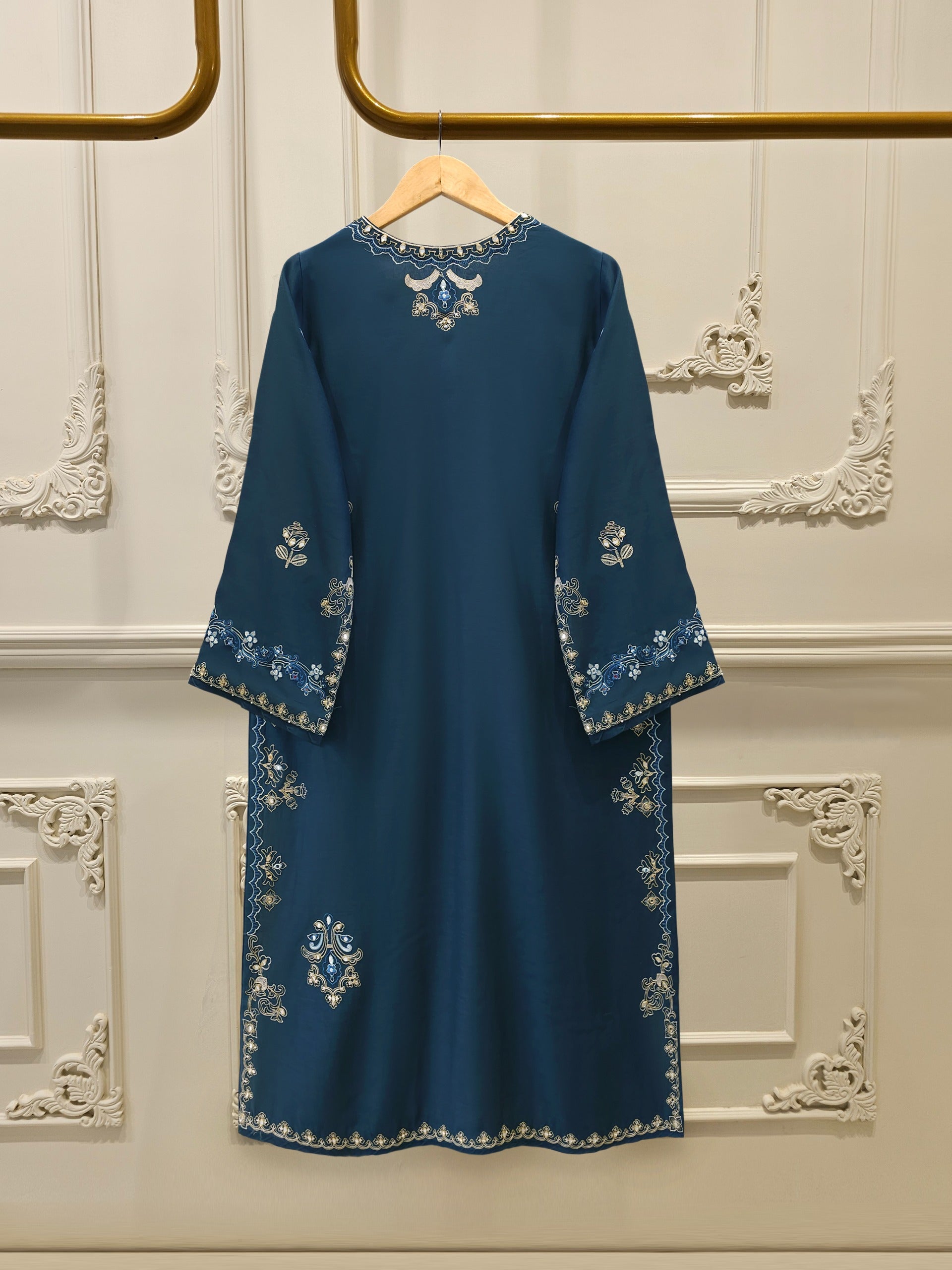 3 Piece - Embroidered Kora Cotton Suit  S113164