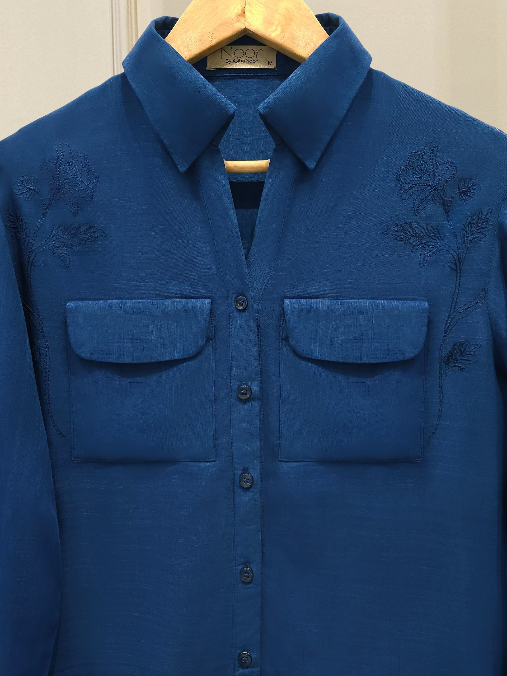Embroidered Linen Shirt WS00240