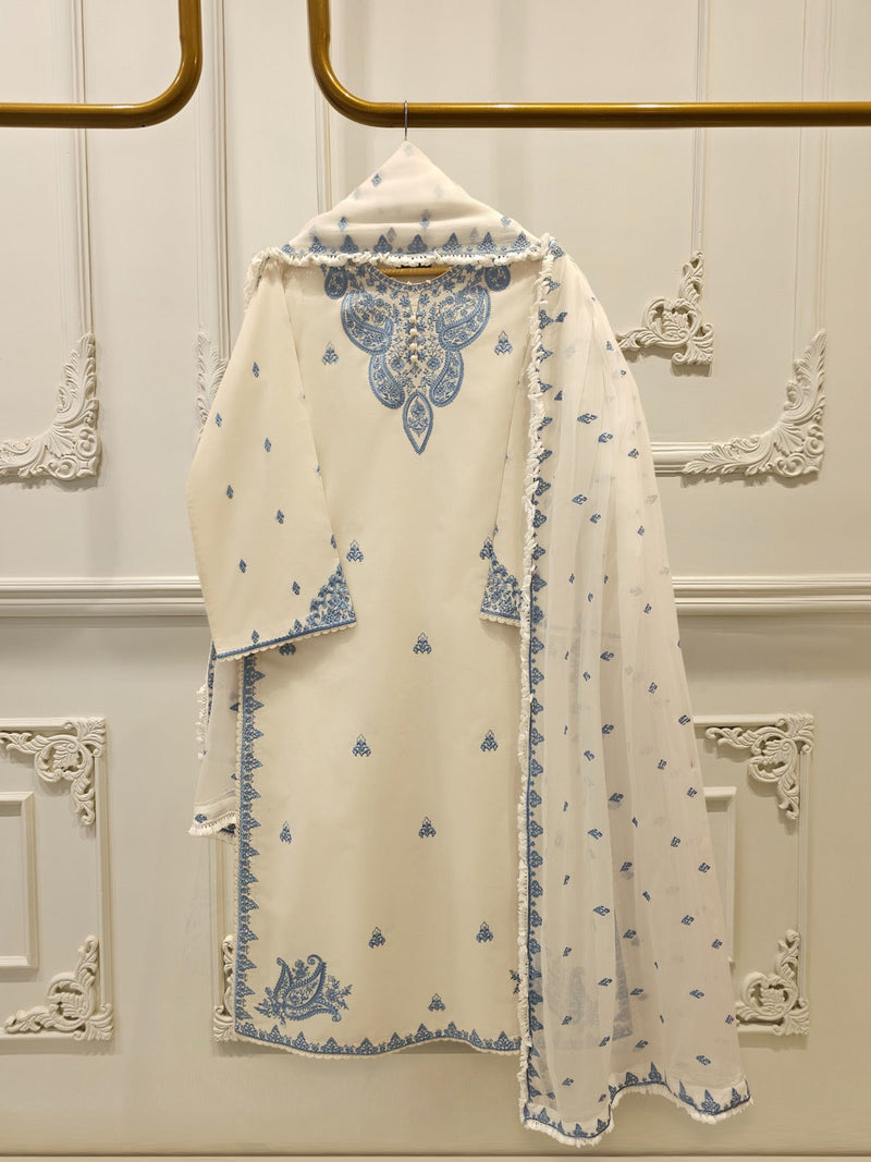 PURE PIMA LAWN DIGITAL PRINTED DUPATTA D000178