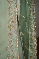 PASTEL MINT LUXURY VELVET COUTURE (NPA3-25456)