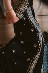 TEAL LUXURY VELVET COUTURE (NPA3-25461)