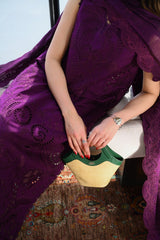 DEEP PLUM LUXURY EMBROIDERED LAWN (NEL-26613) LUXURY LAWN x EID 2026