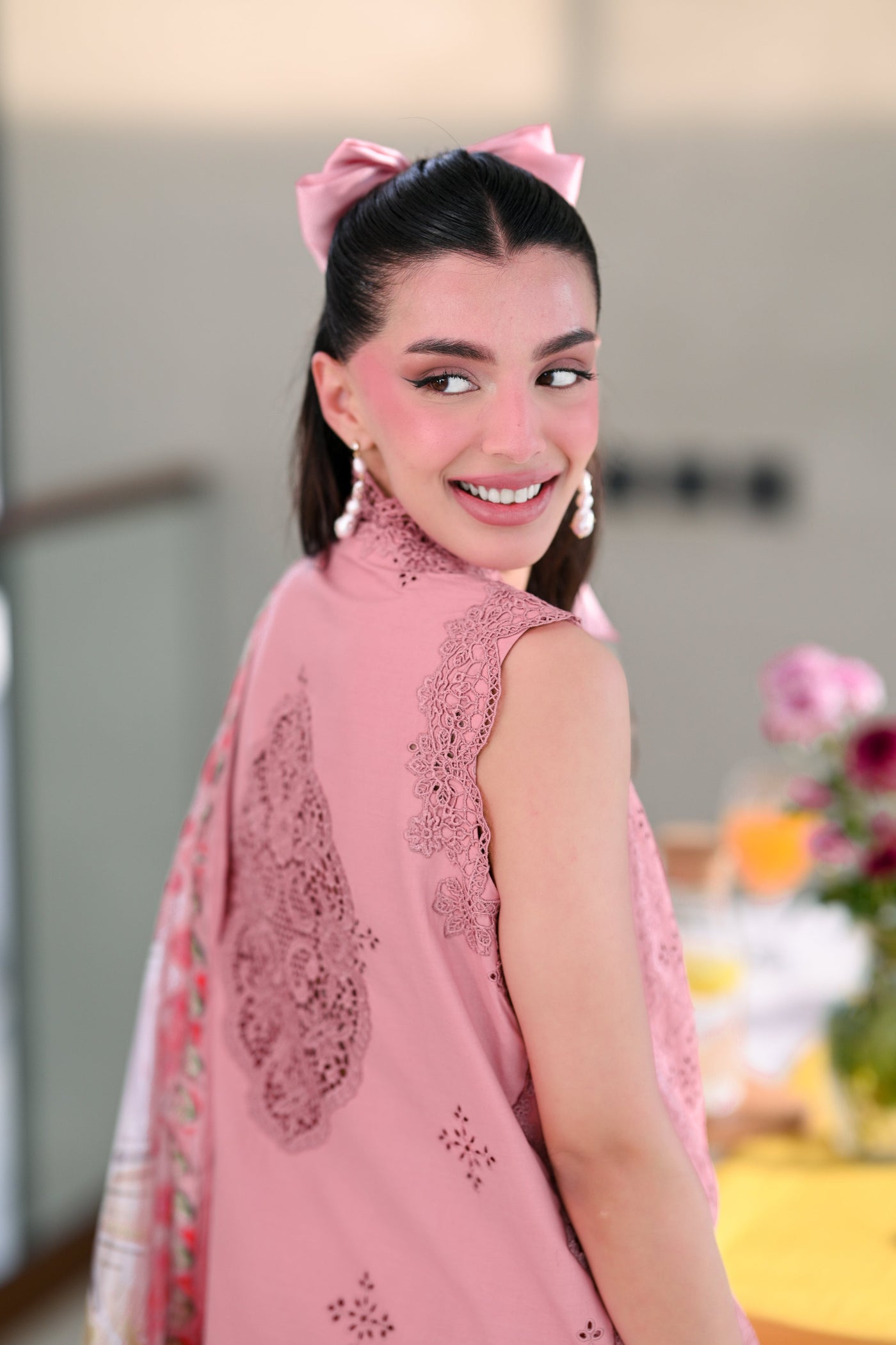 IVORY LUXURY EMBROIDERED LAWN SET (NEL-26604) LUXURY LAWN x EID 2026