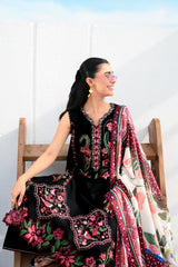 BLACK LUXURY EMBROIDERED LAWN 3PCS SET (NEL-26611) LUXURY LAWN 2026
