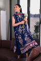 MIDNIGHT SAPPHIRE LUXURY EMBROIDERED LAWN SET(NEL-26605) LUXURY LAWN 2026