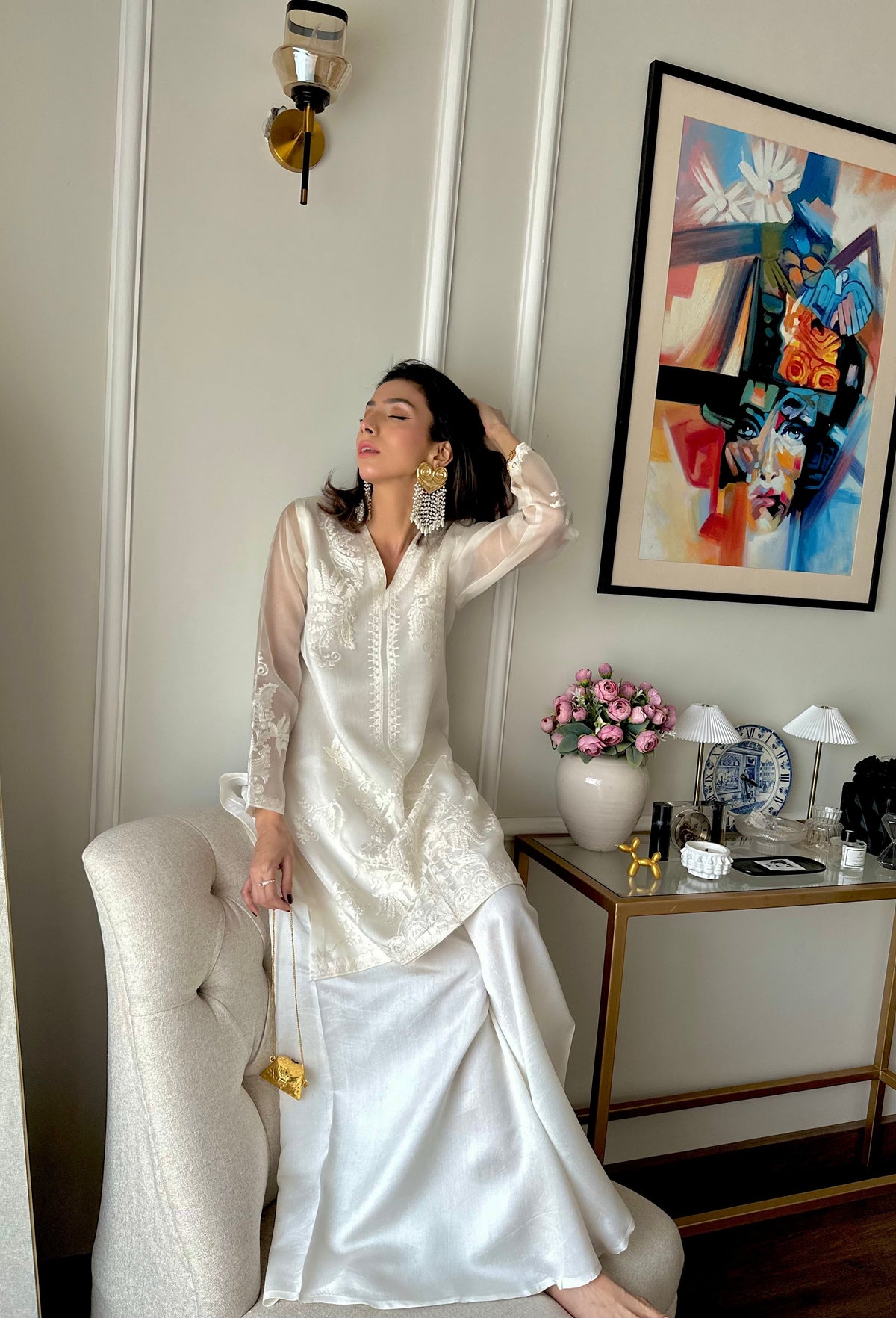 Zarmina - Festive Embroidered Suit