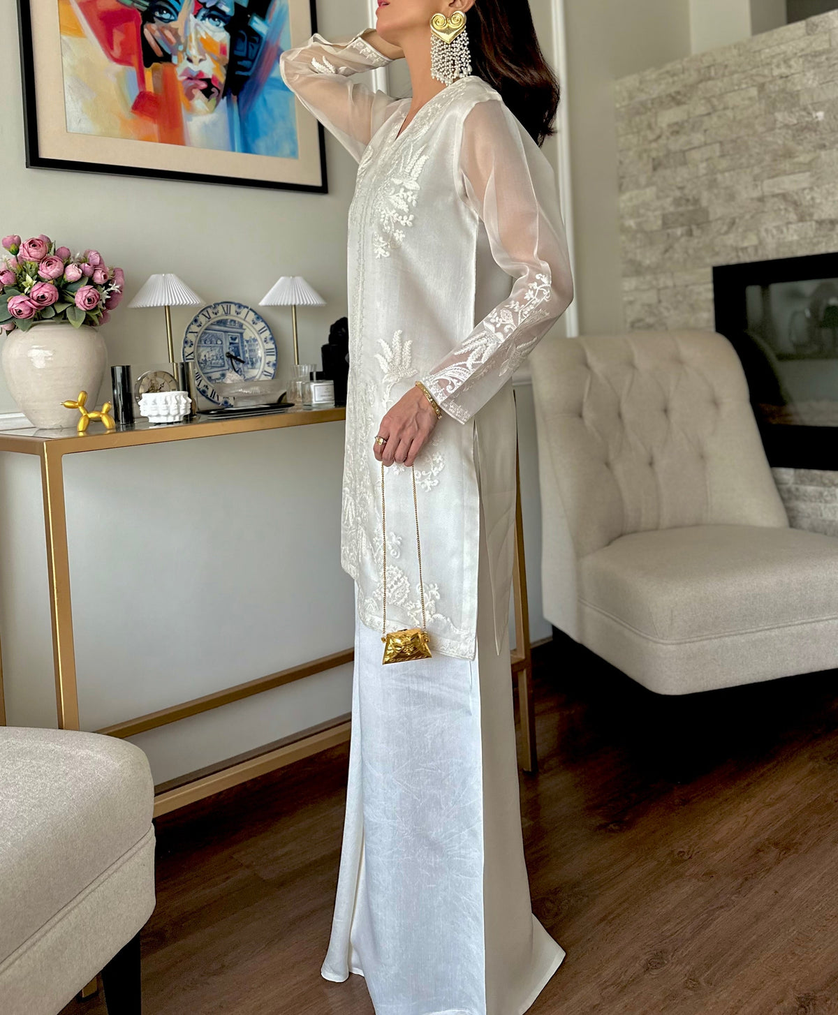 Zarmina - Festive Embroidered Suit