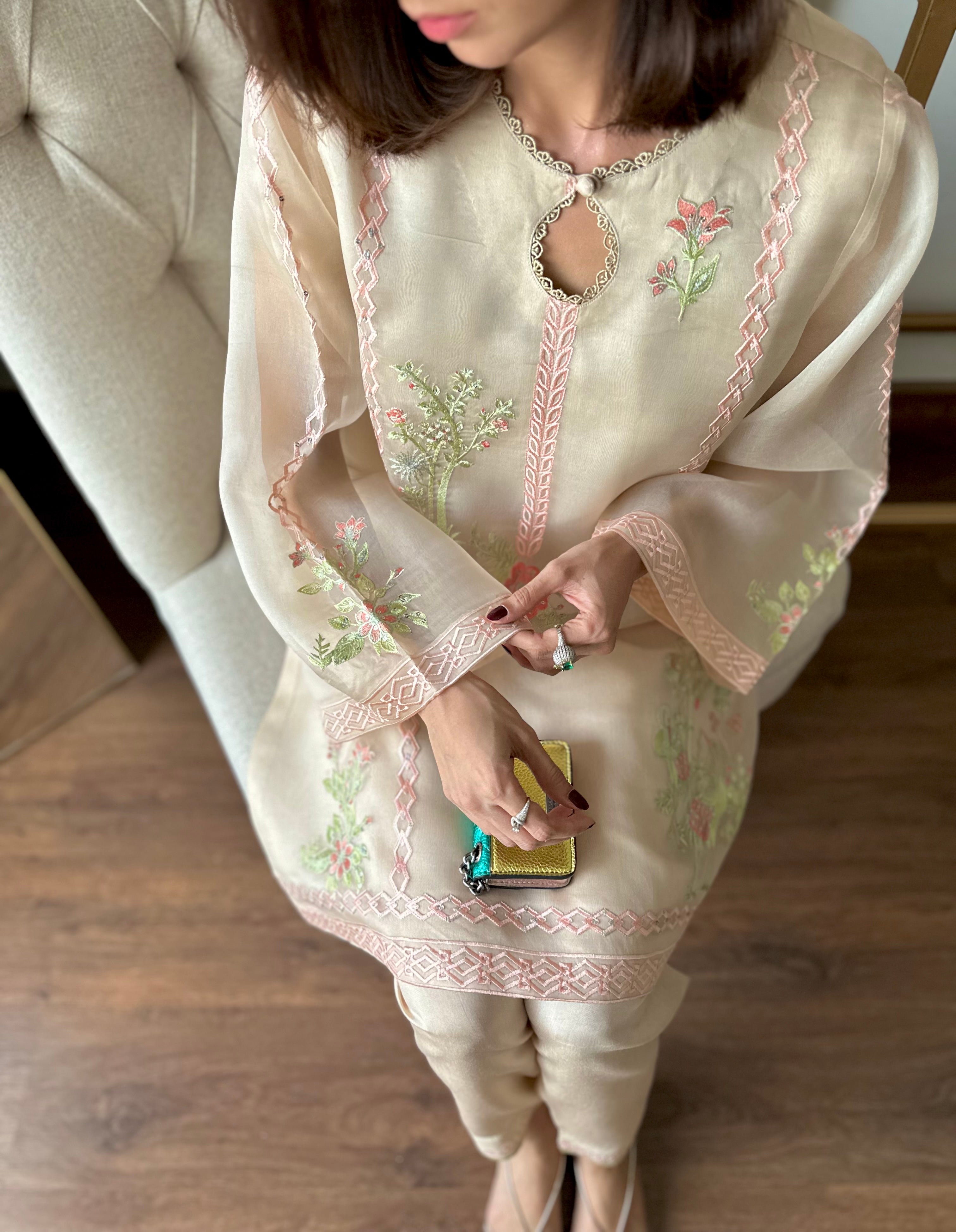 Ivora - Festive Embroidered Suit