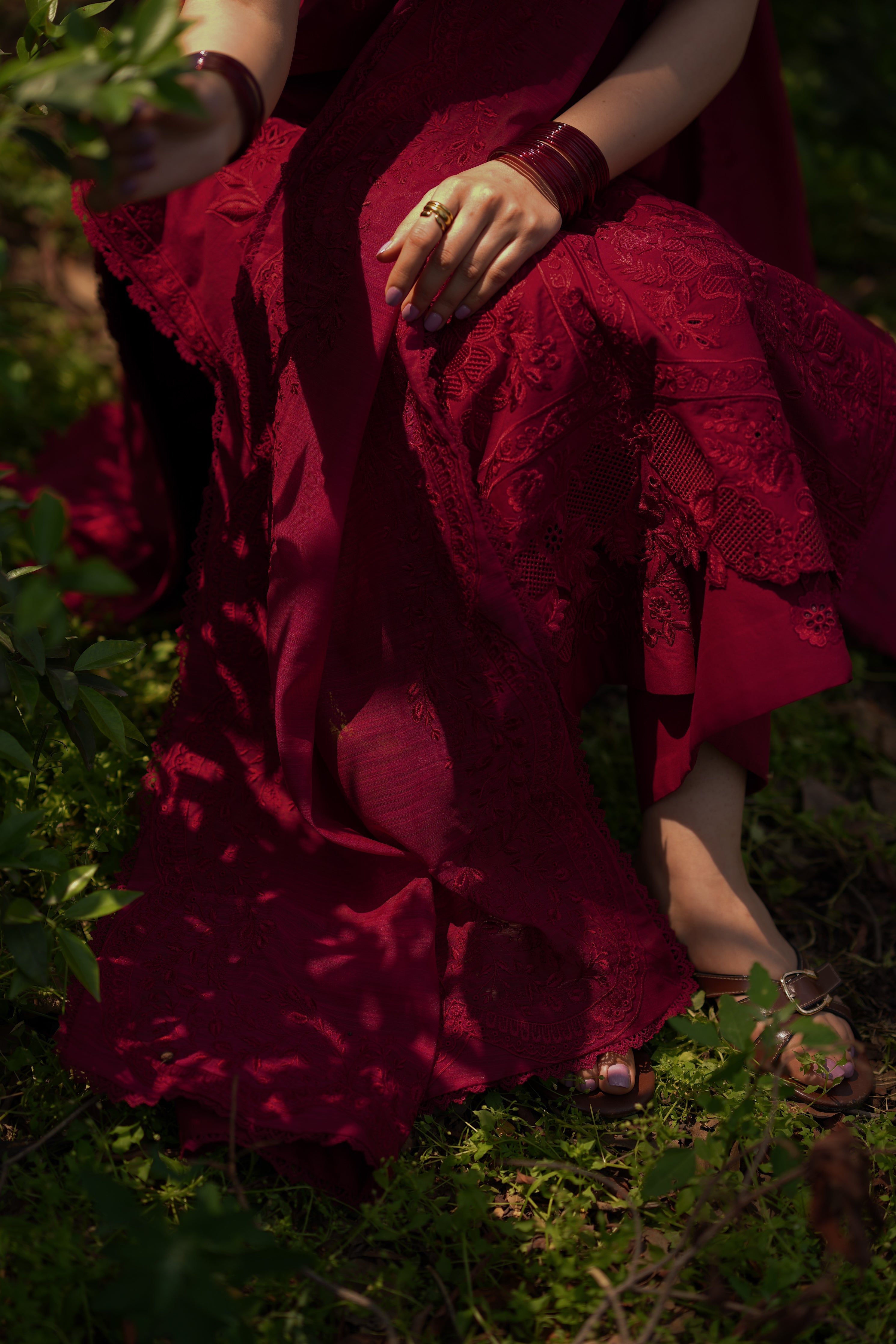 SCARLET LUXURY EMBROIDERED LAWN SET (NEL-26616) EID UL ADHA 2026