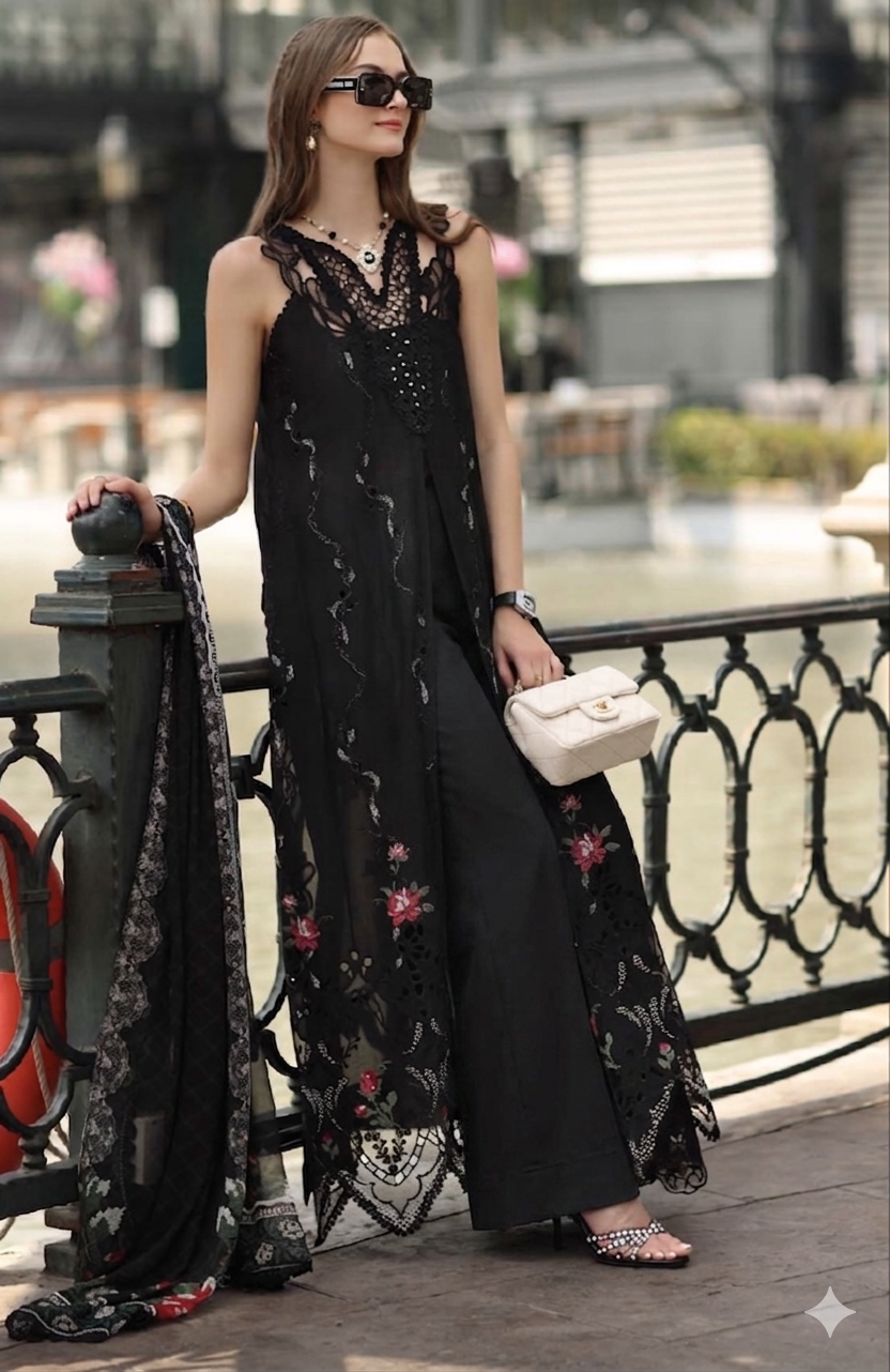 D5 -Cross stitch Black