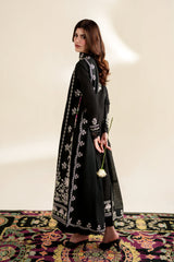 BLACK LUXURY EMBROIDERED 3PCS SET (NPA3-26422) - READY TO WEAR