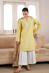 BUTTER LUXURY EMBROIDERED LAWN 3PCS (NPA3-26435) - READY TO WEAR STAYCATION 2026