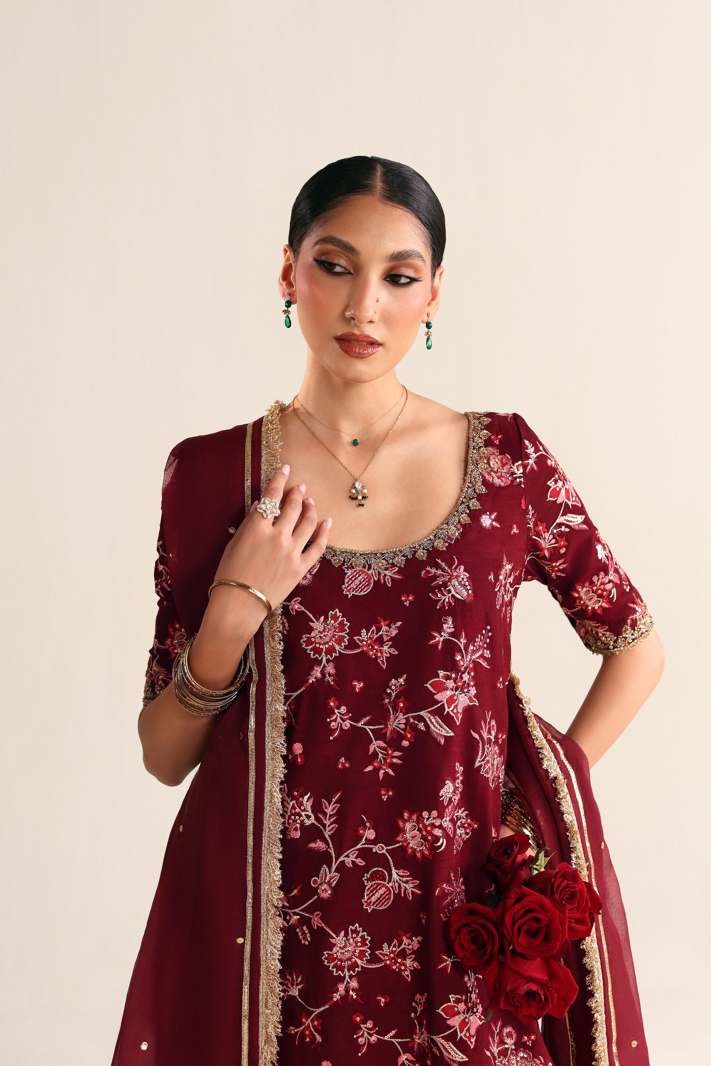 DEEP MAROON LUXURY WEDDING EDIT 2026 (NPA3-26449)
