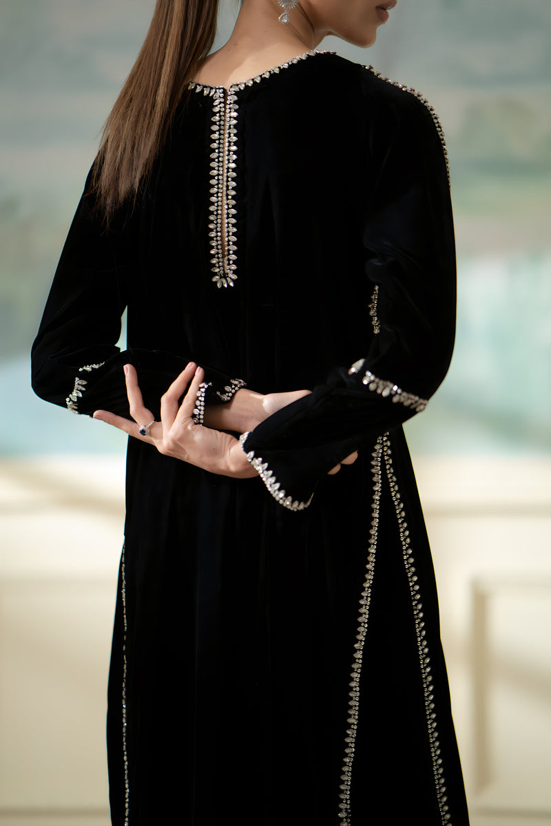 Black Velvet Crystals Set (Npa2-23343)