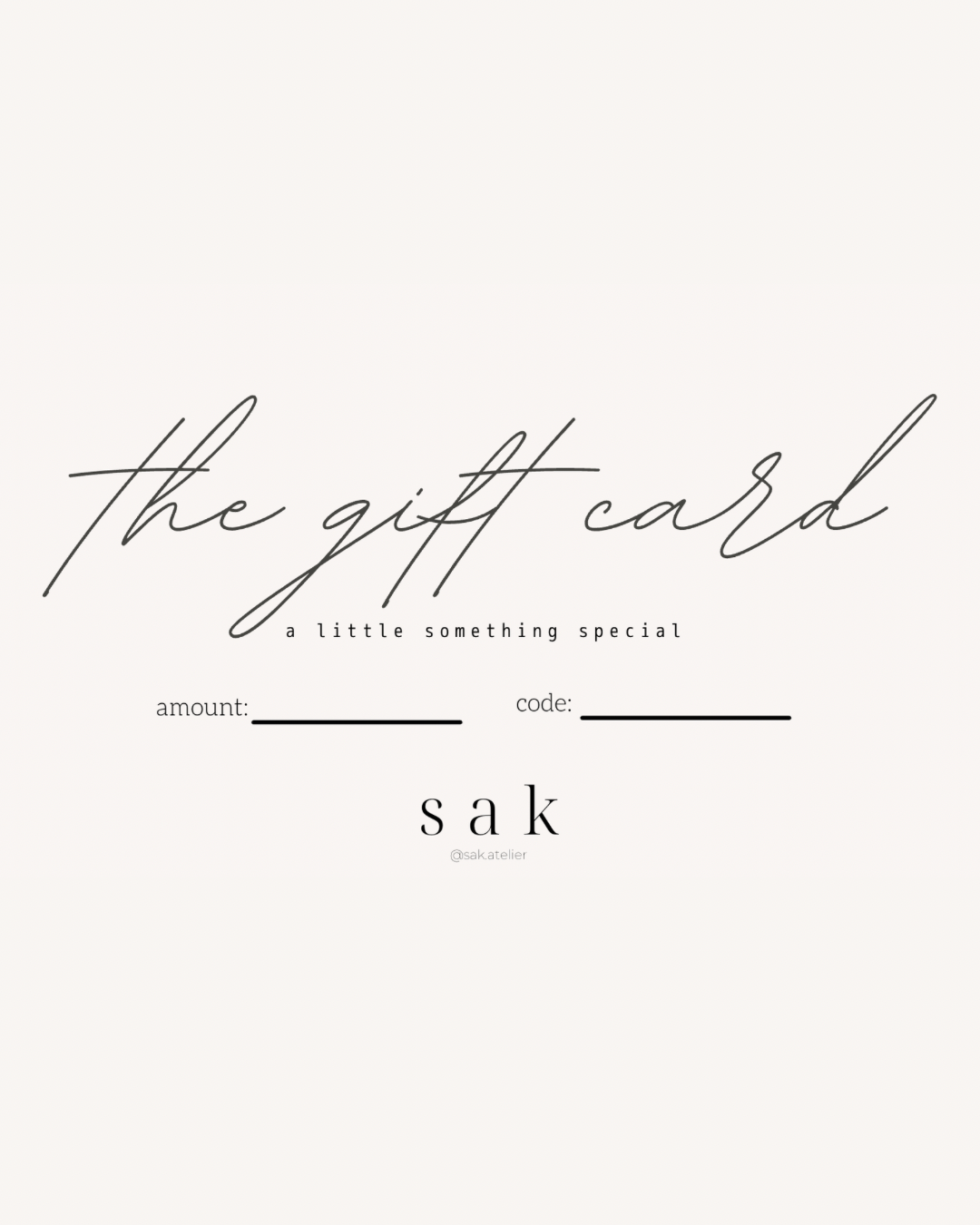 E-Gift Card