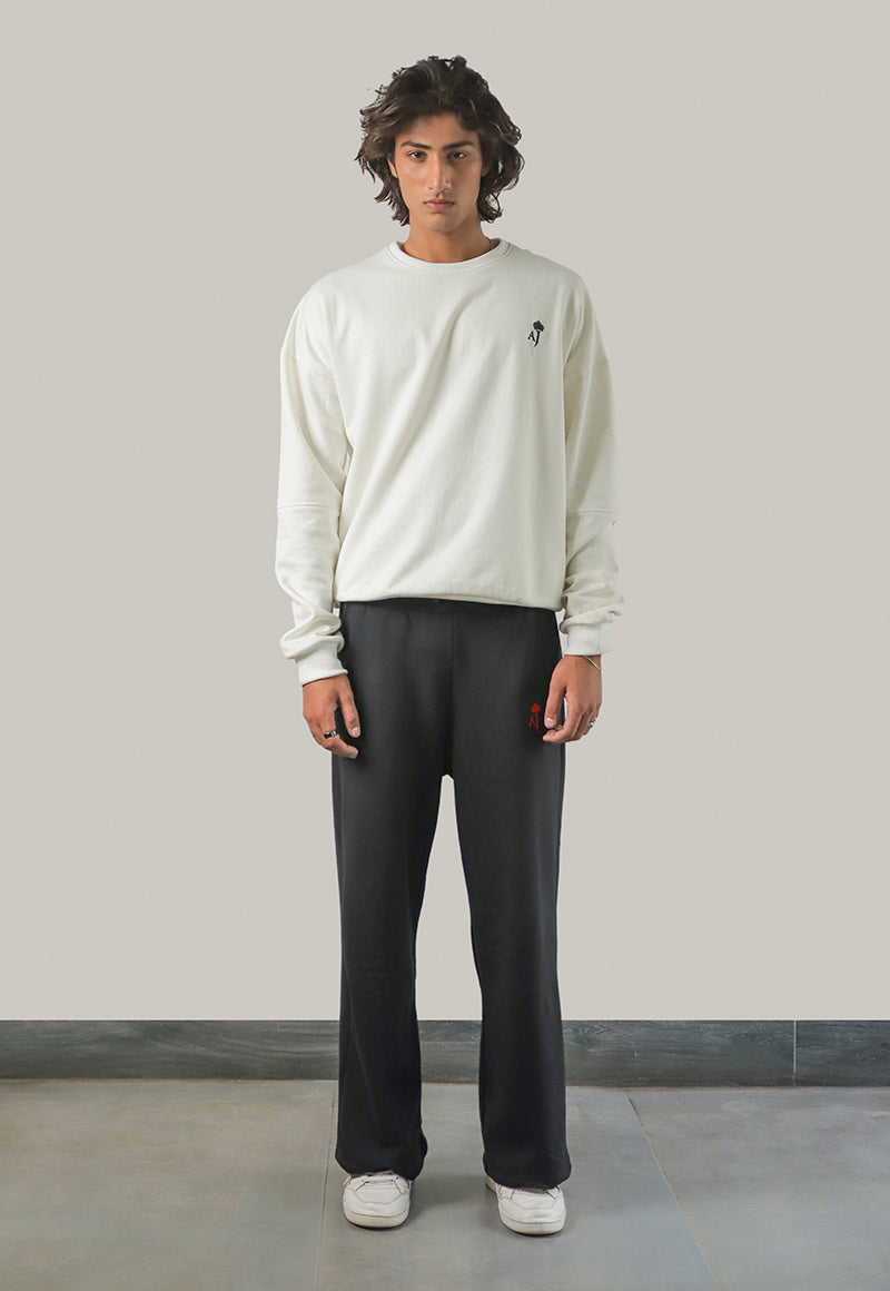 Ajwet-06 Unisex Off-White Oversized Sweater 1 Pc