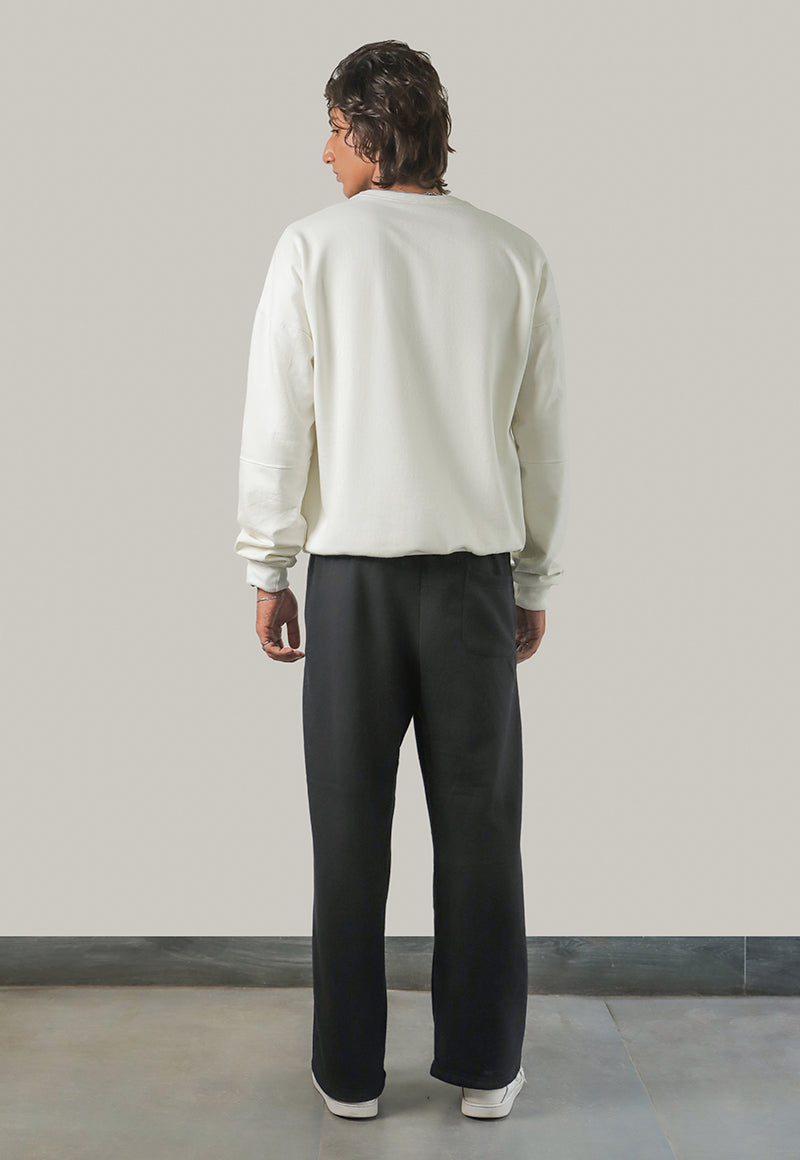 AJWET-06 UNISEX OFF-WHITE OVERSIZED SWEATER 1 PC