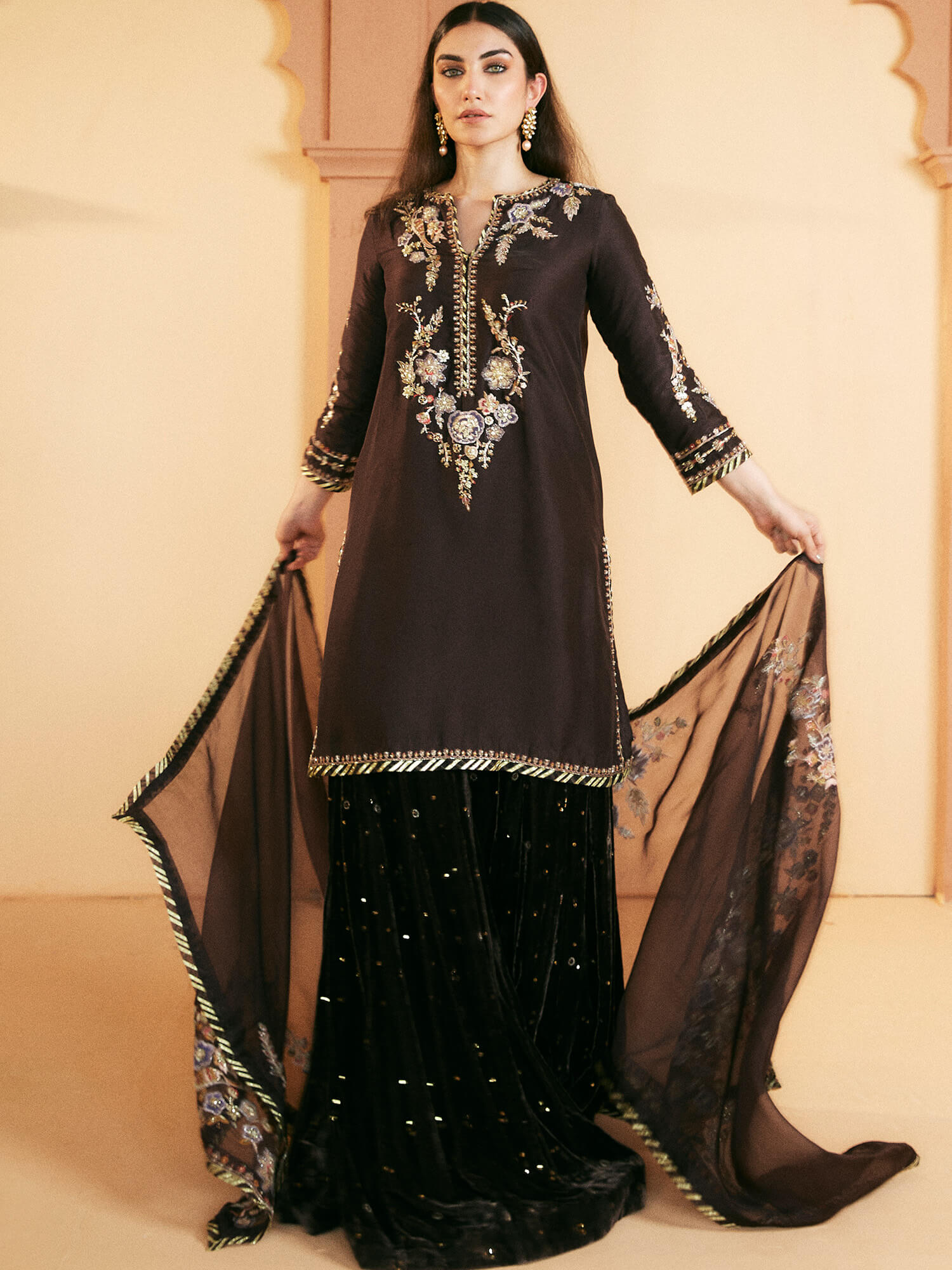 Natasha, Sharara & Dupatta