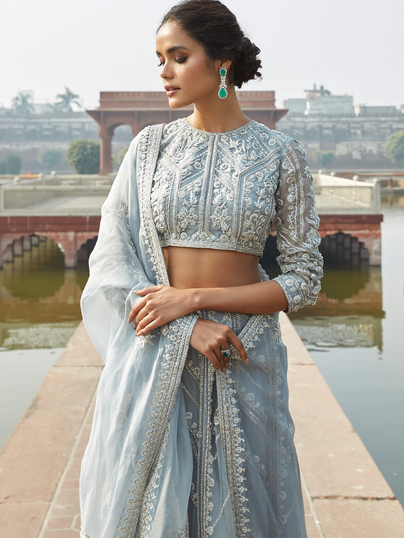 Blouse, Lehenga & Dupatta