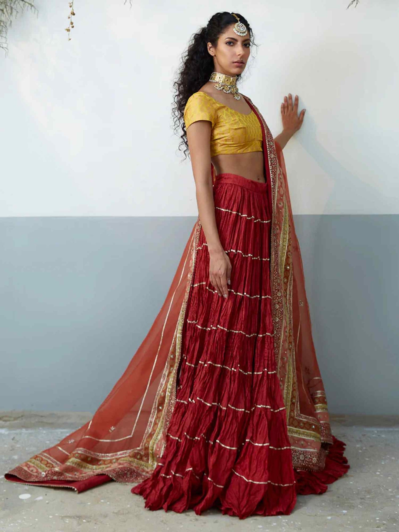 BLOUSE, LEHENGA & DUPATTA