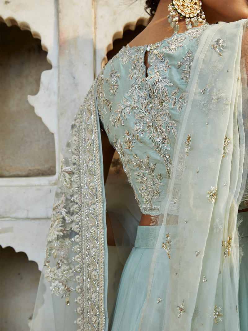 Blouse, Lehenga & Dupatta