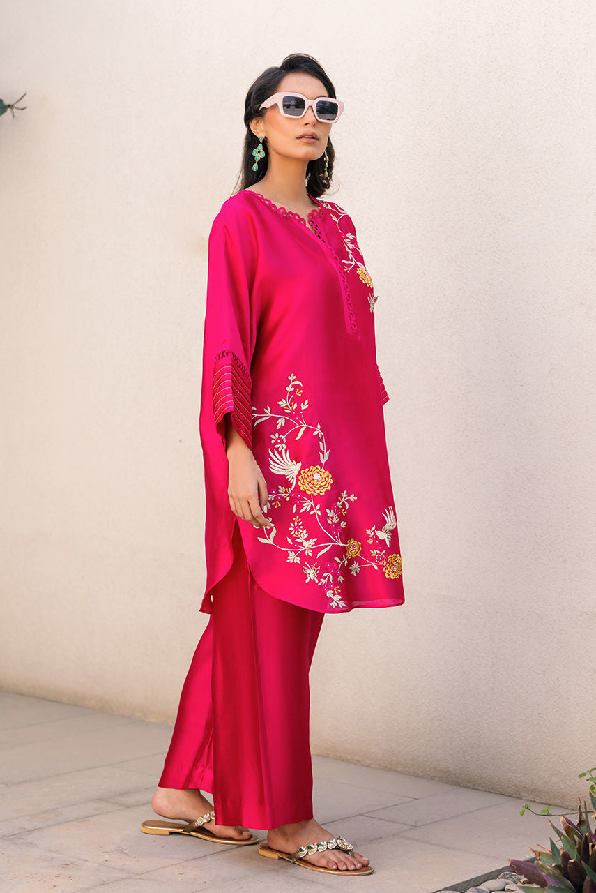 Hot Pink Flori Fusion by Alizay Saad