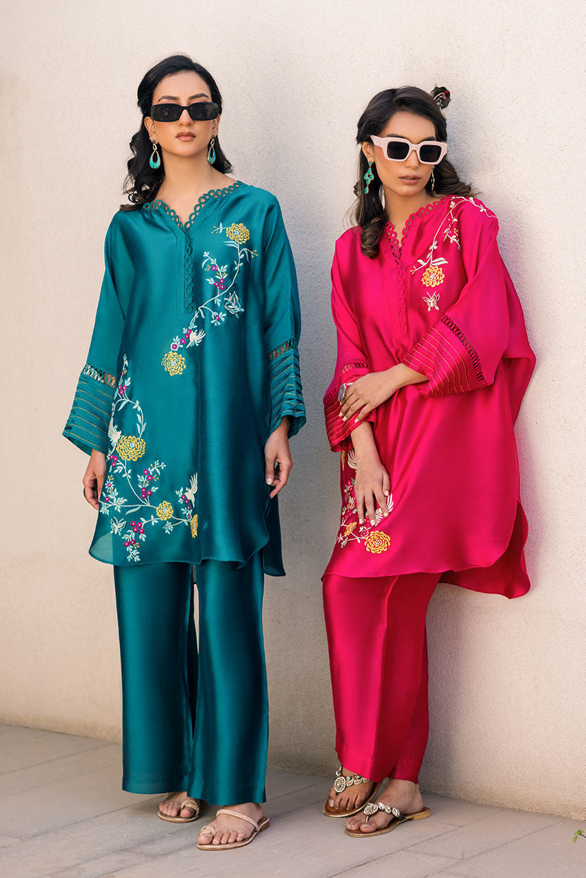 Hot Pink Flori Fusion by Alizay Saad