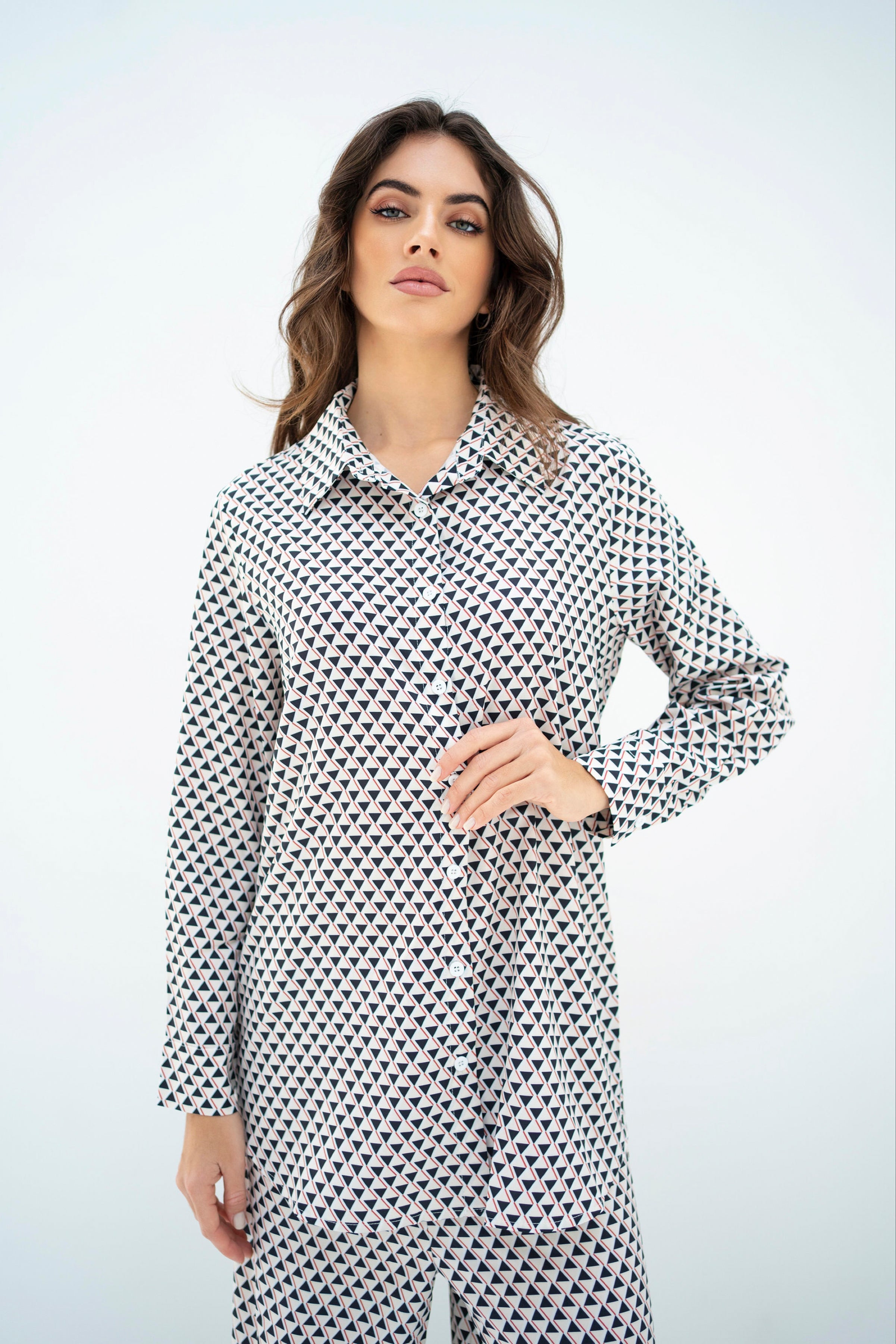 Devin Geometric Patterned Co Ord Set