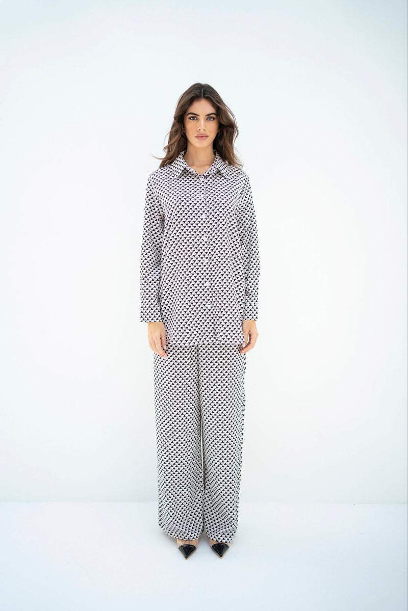 Devin Geometric Patterned Co Ord Set