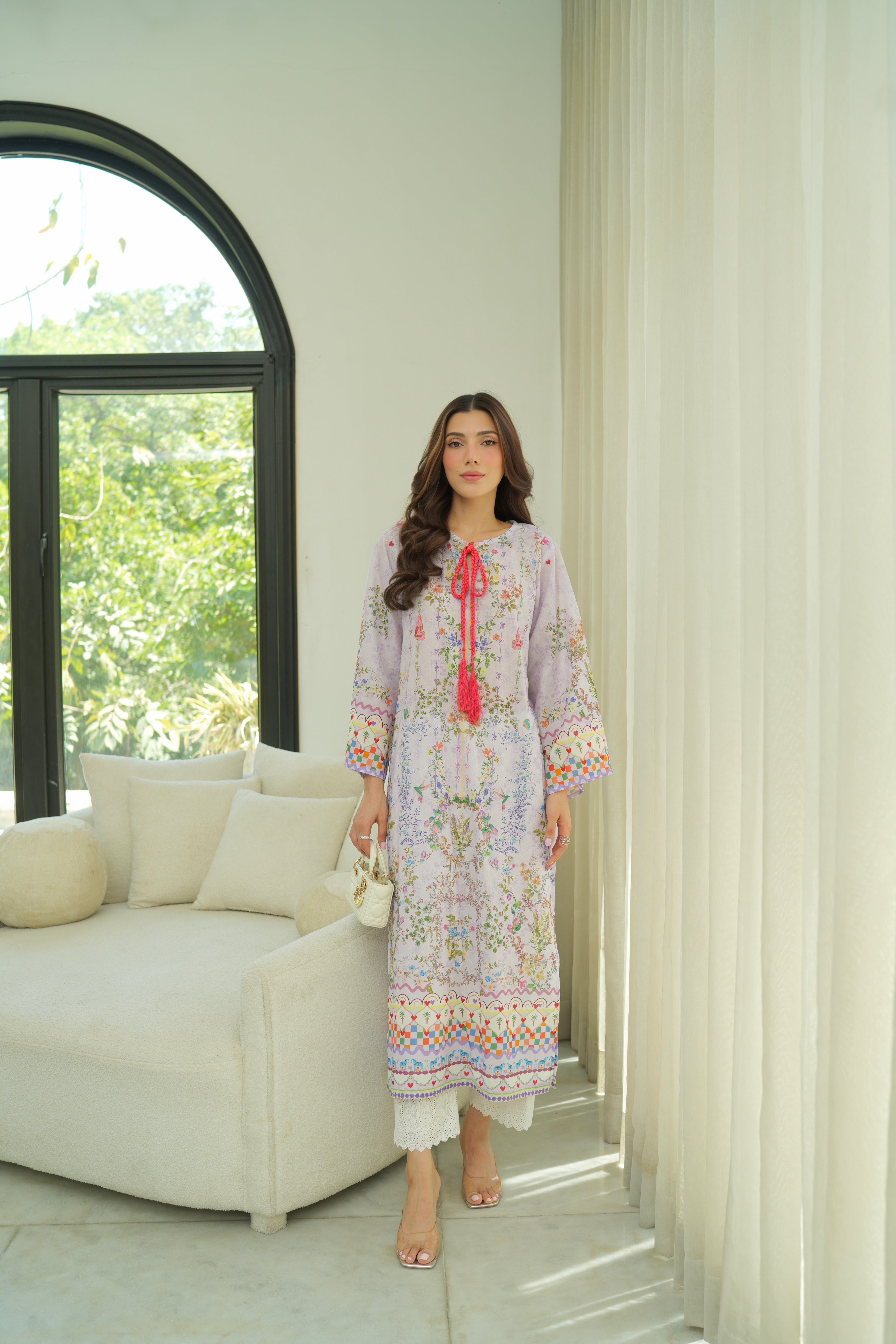 Lilac Garden Kaftan