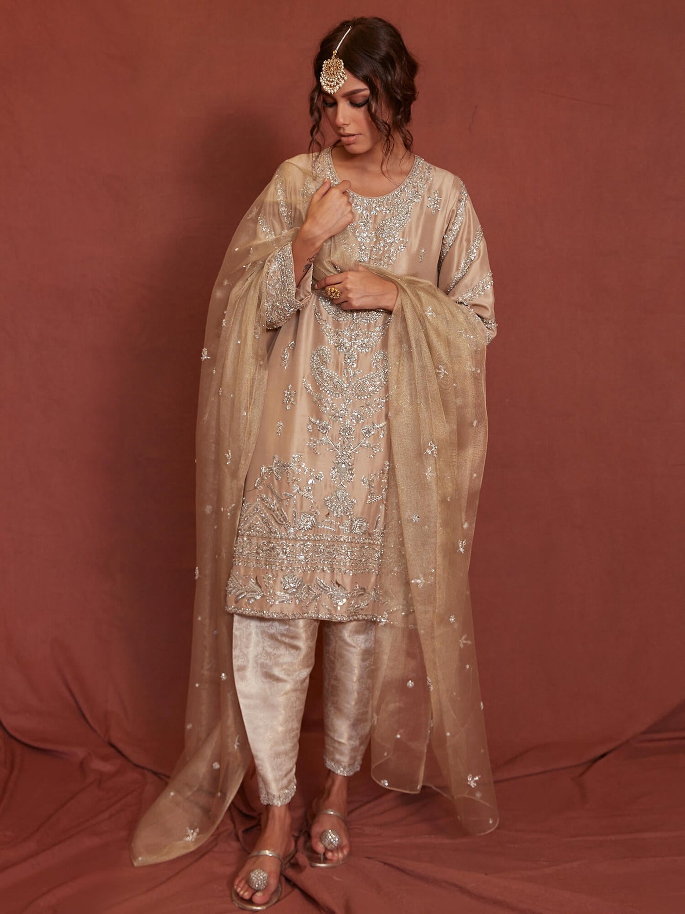 Alisha, Skinny Shalwar & Dupatta