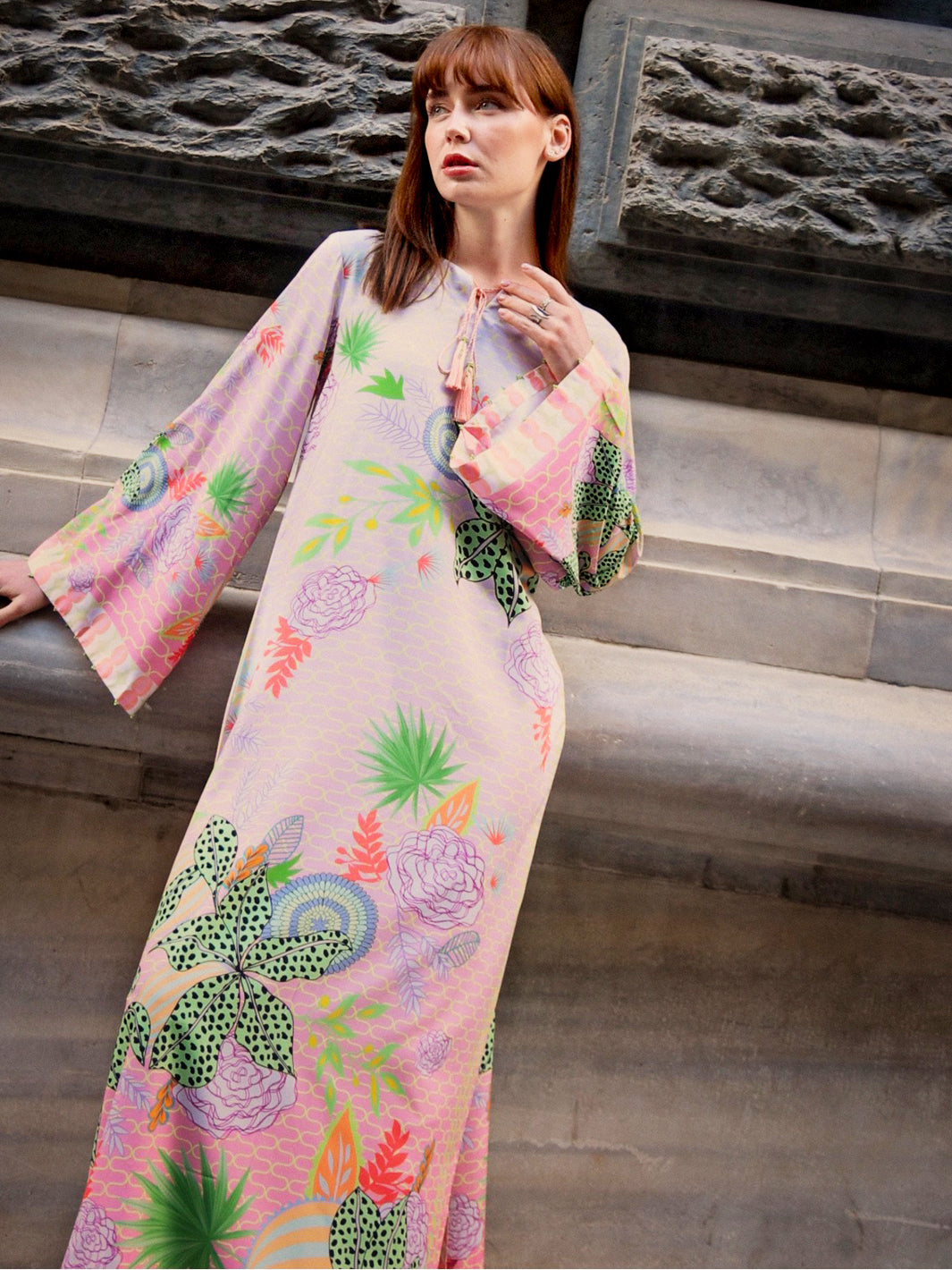 Mireva - Printed Kaftan