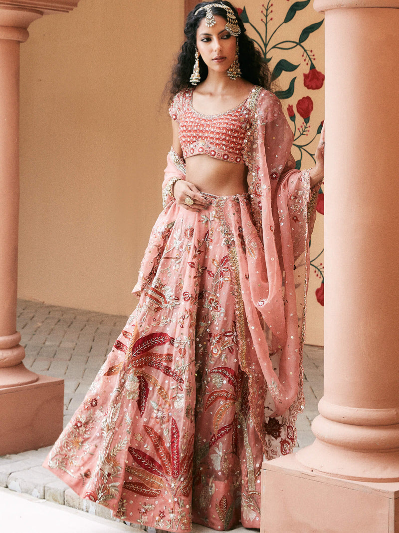 BLOUSE, LEHENGA &amp; DUPATTA