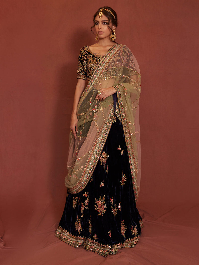 BLOUSE, LEHENGA &amp; DUPATTA