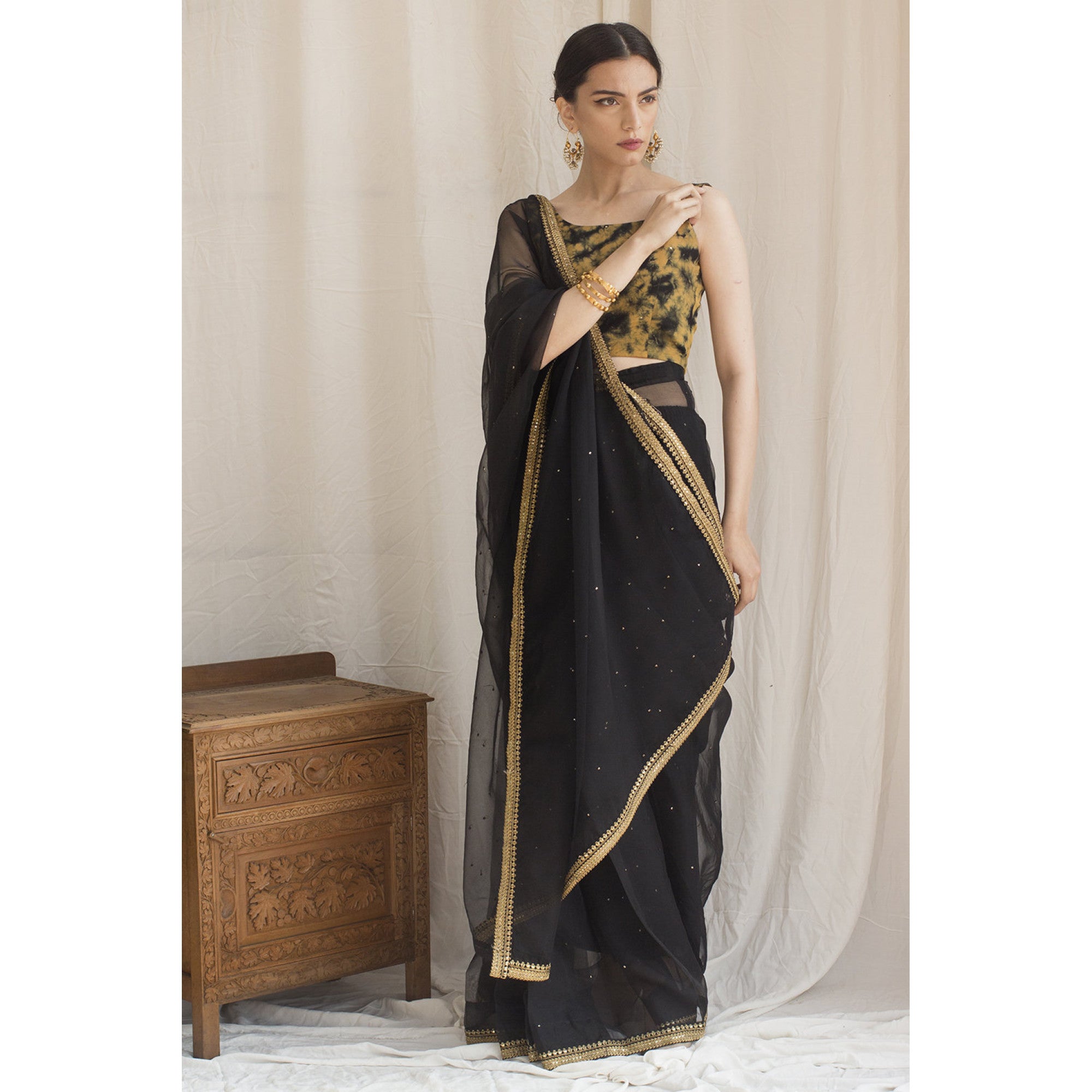 Black Saree
