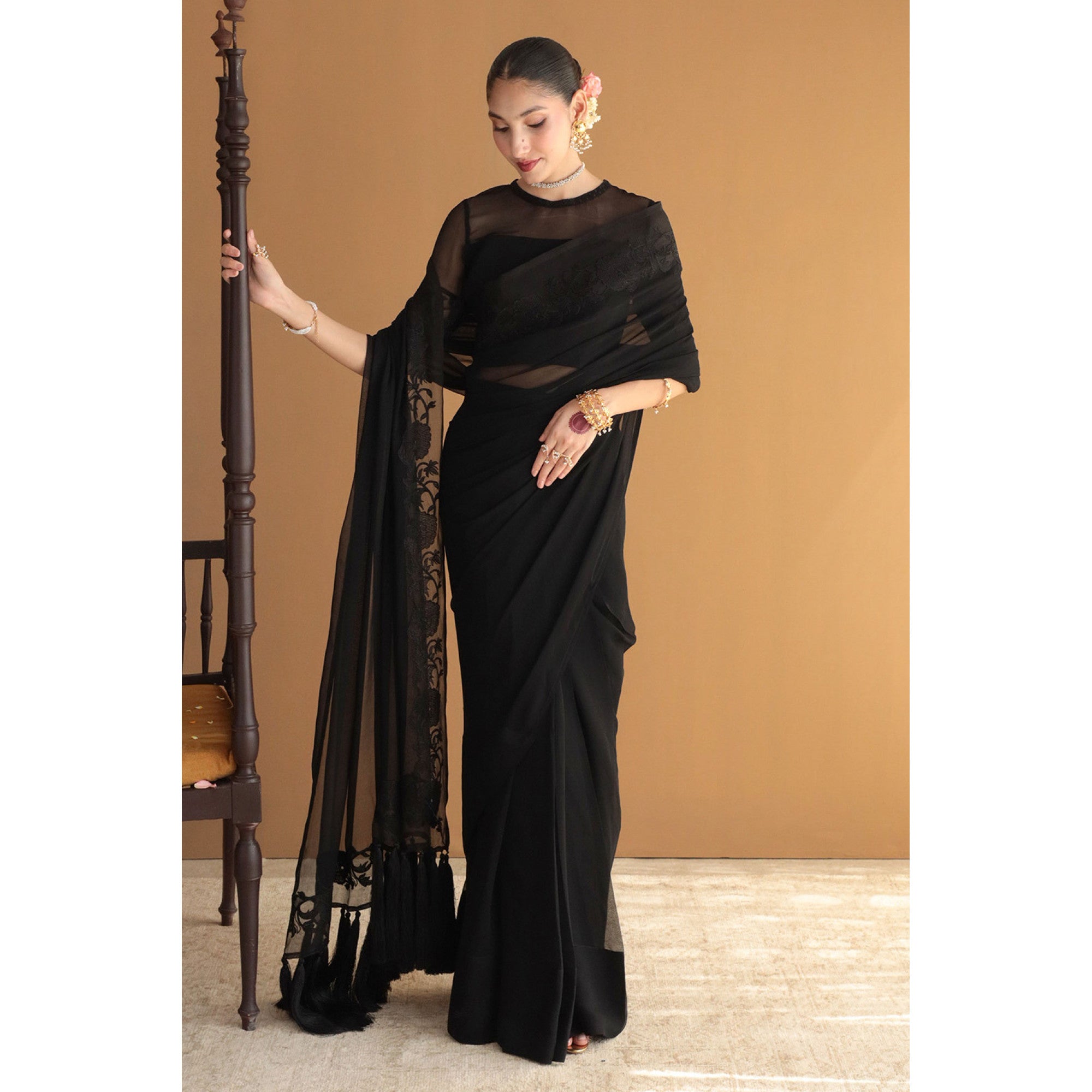 Black Saree