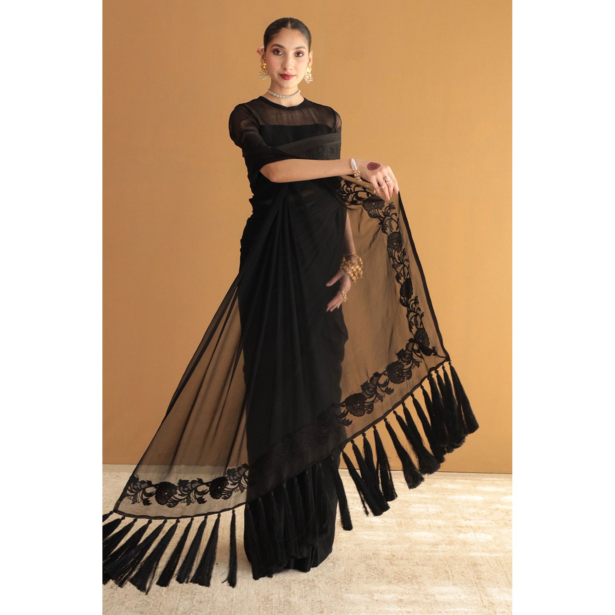 Black Saree