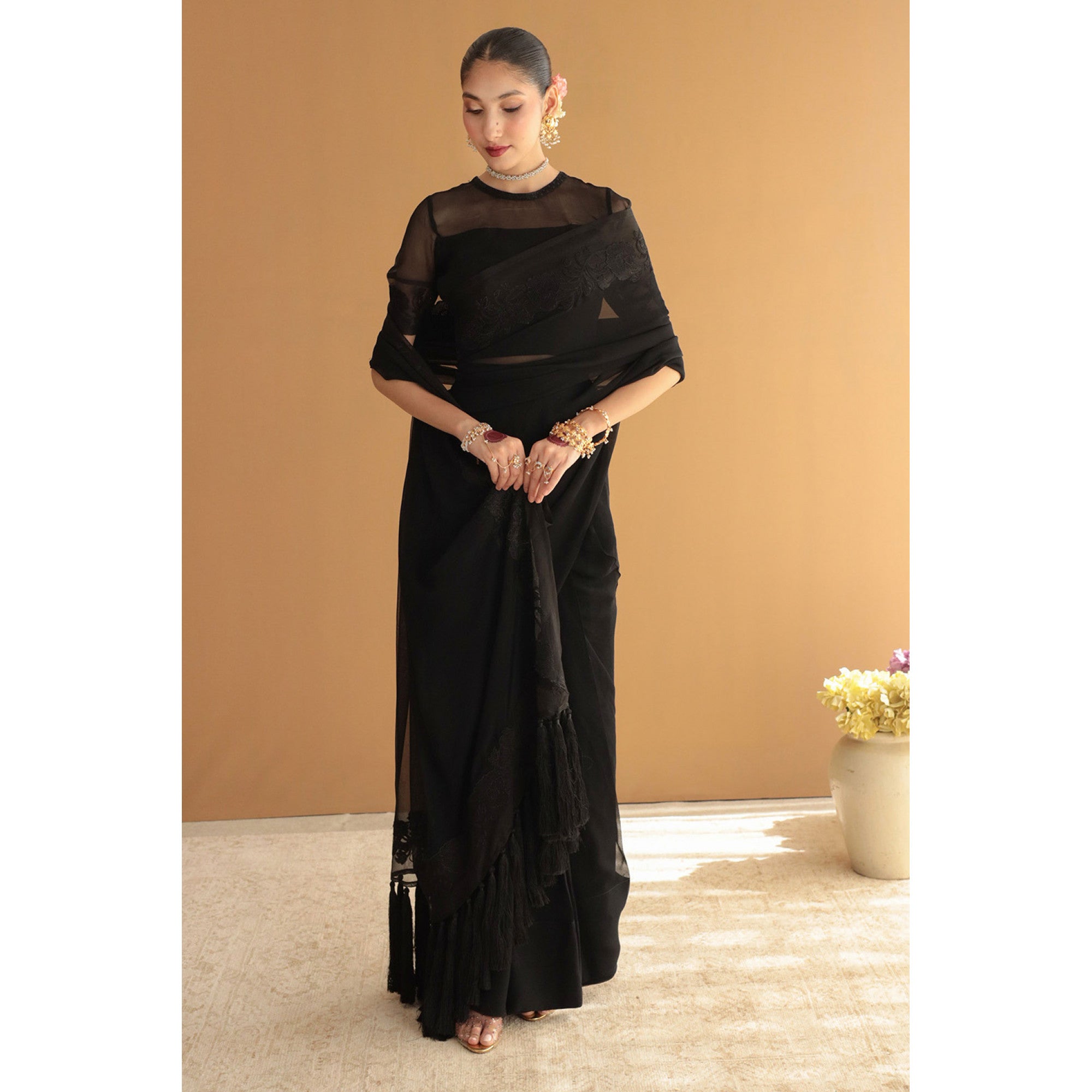 Black Saree