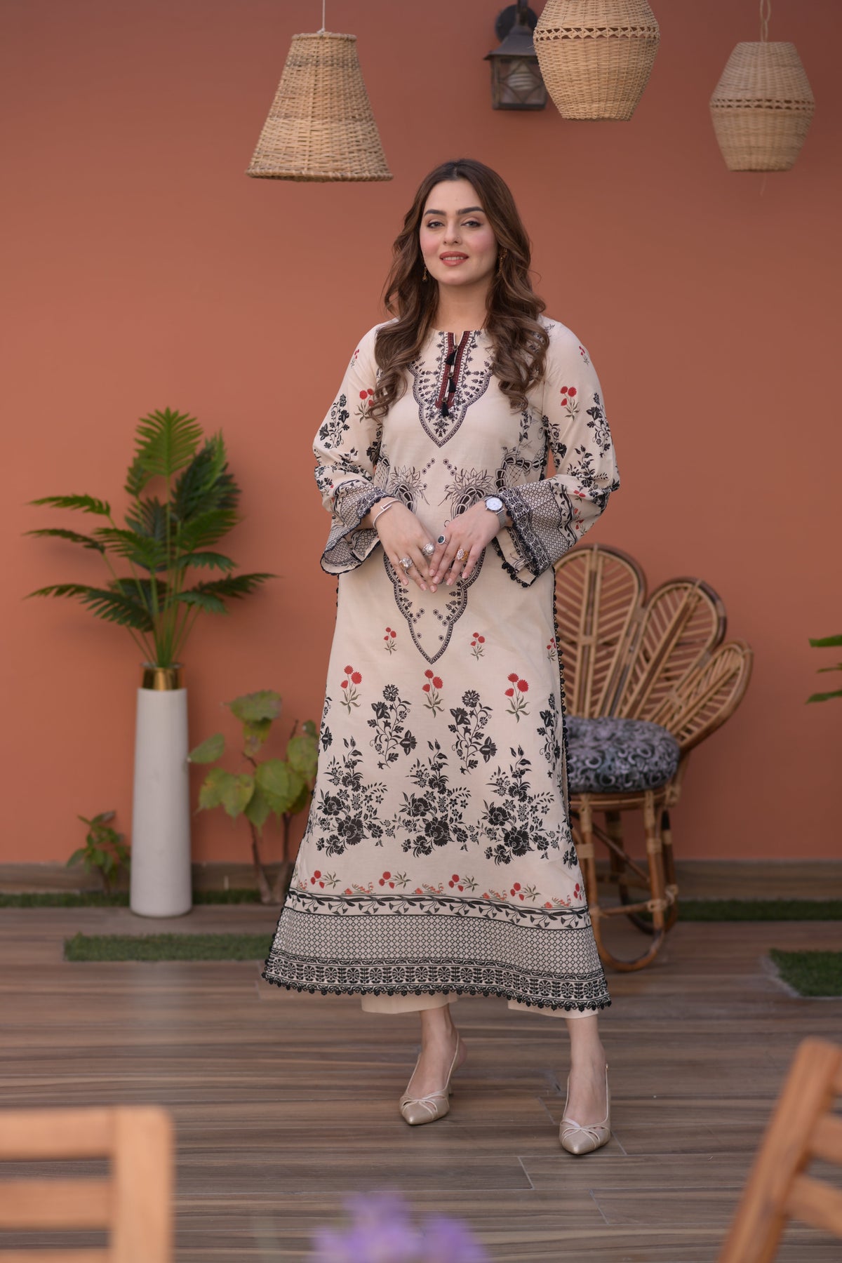 Aneelas Lawn Print 2pc [SPR-26-18] [Dispatch Time 2 Months]